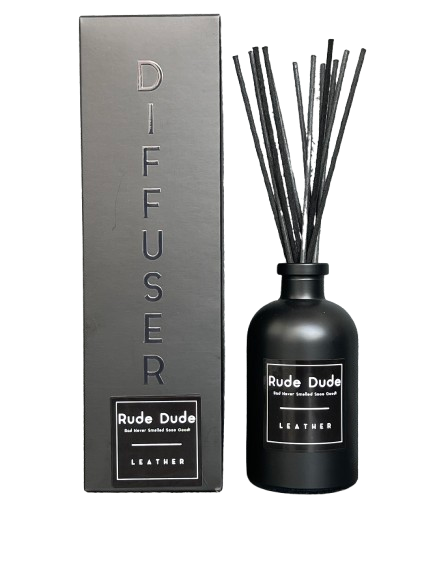 LEATHER - Luxury Diffuser – Rudedudecandles