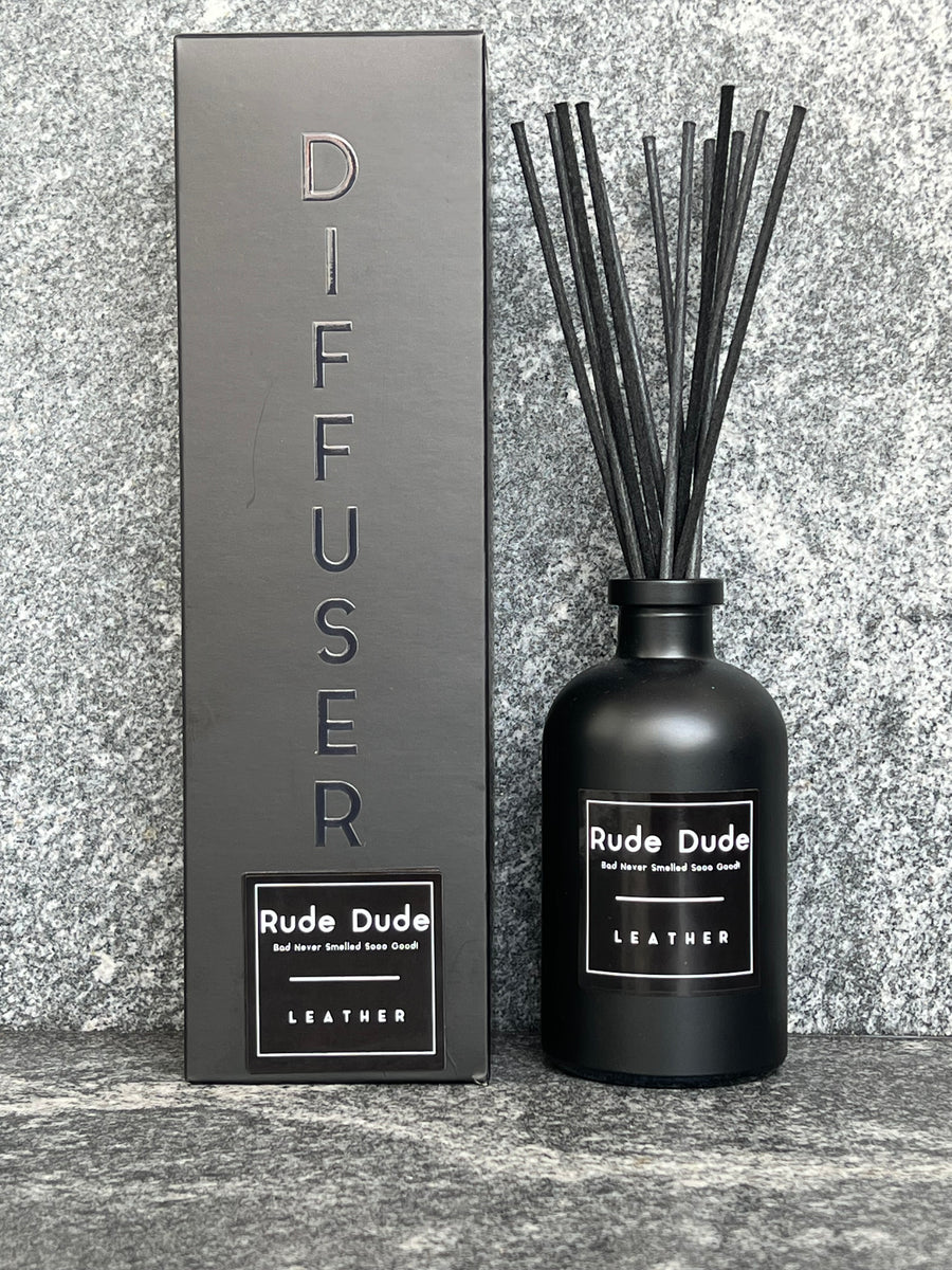 LEATHER - Luxury Diffuser – Rudedudecandles