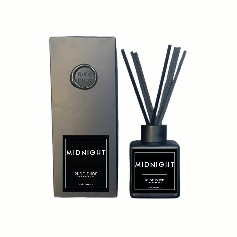MIDNIGHT - Luxury Diffuser – Rudedudecandles